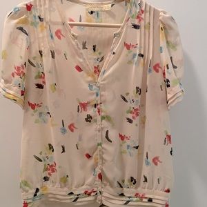 Twee Floral Sheer Blouse